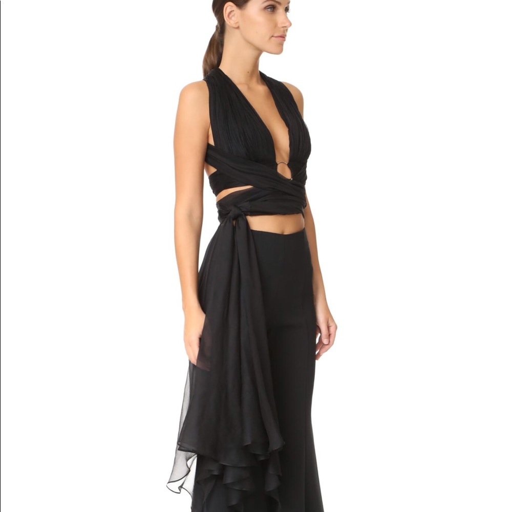 Maria Lucia Hohan Wrap Crop Top FR 34